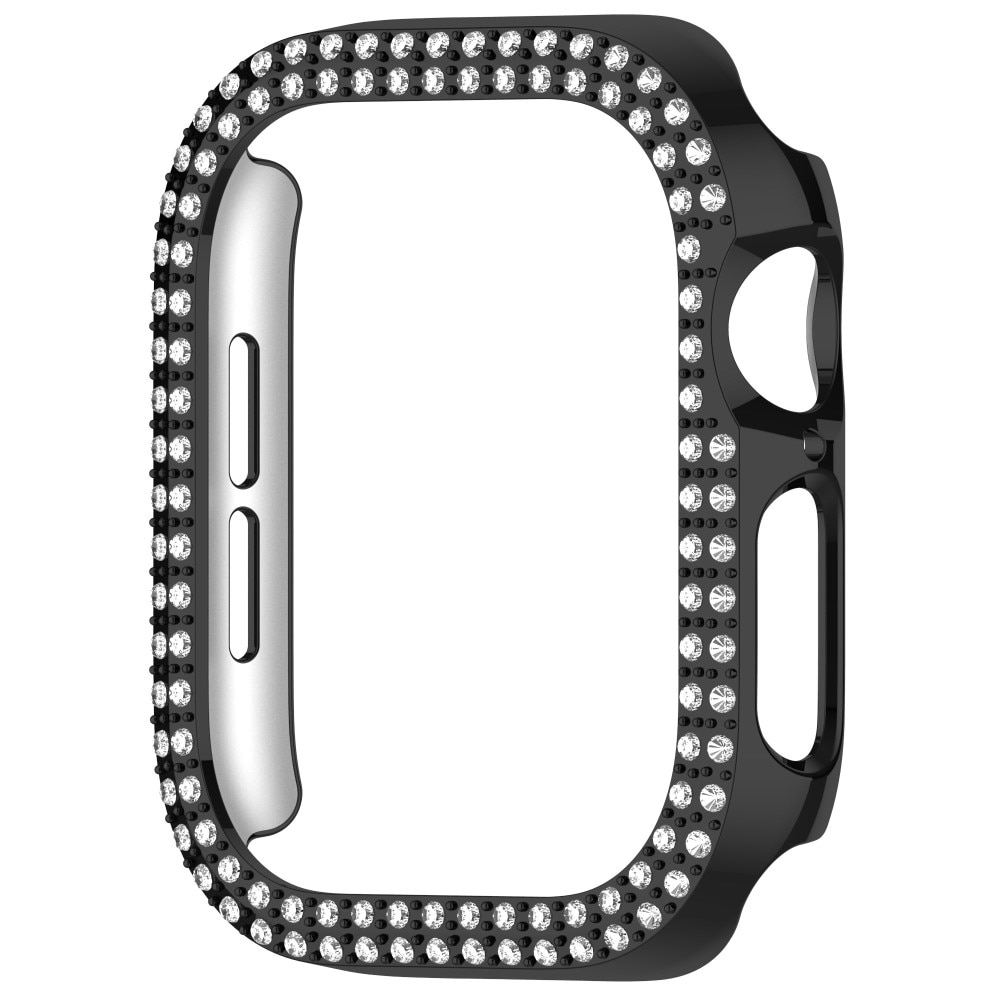 Rhinestone Skal Apple Watch Series 10 42mm svart