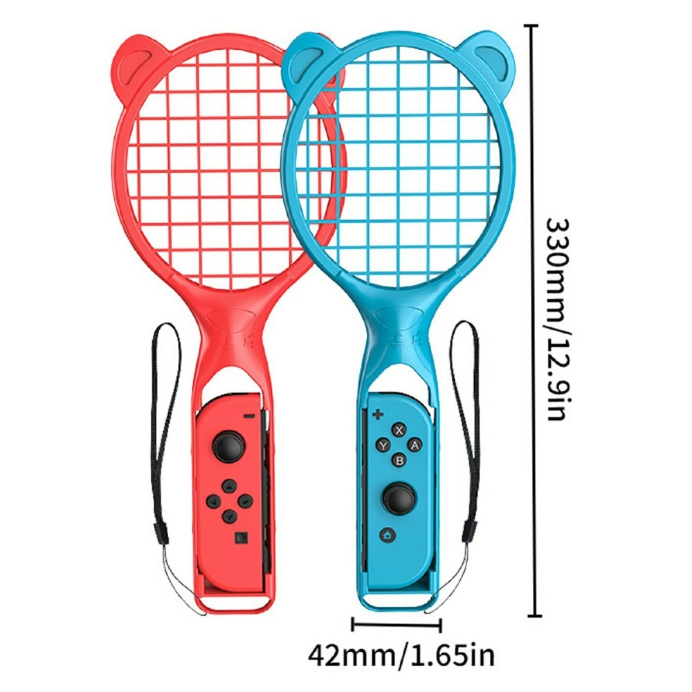 Joy-Con Racket för Nintendo Switch blå/röd