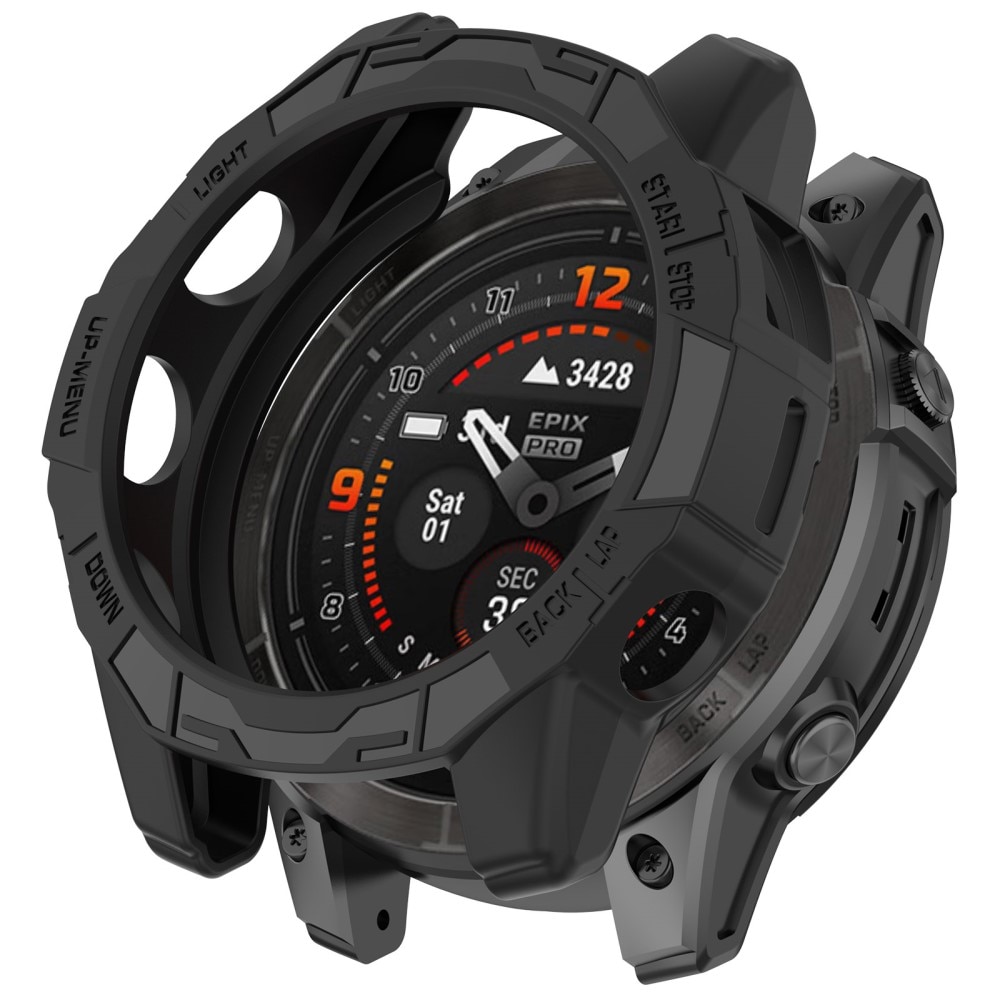 TPU Skal Garmin Fenix E 47mm svart