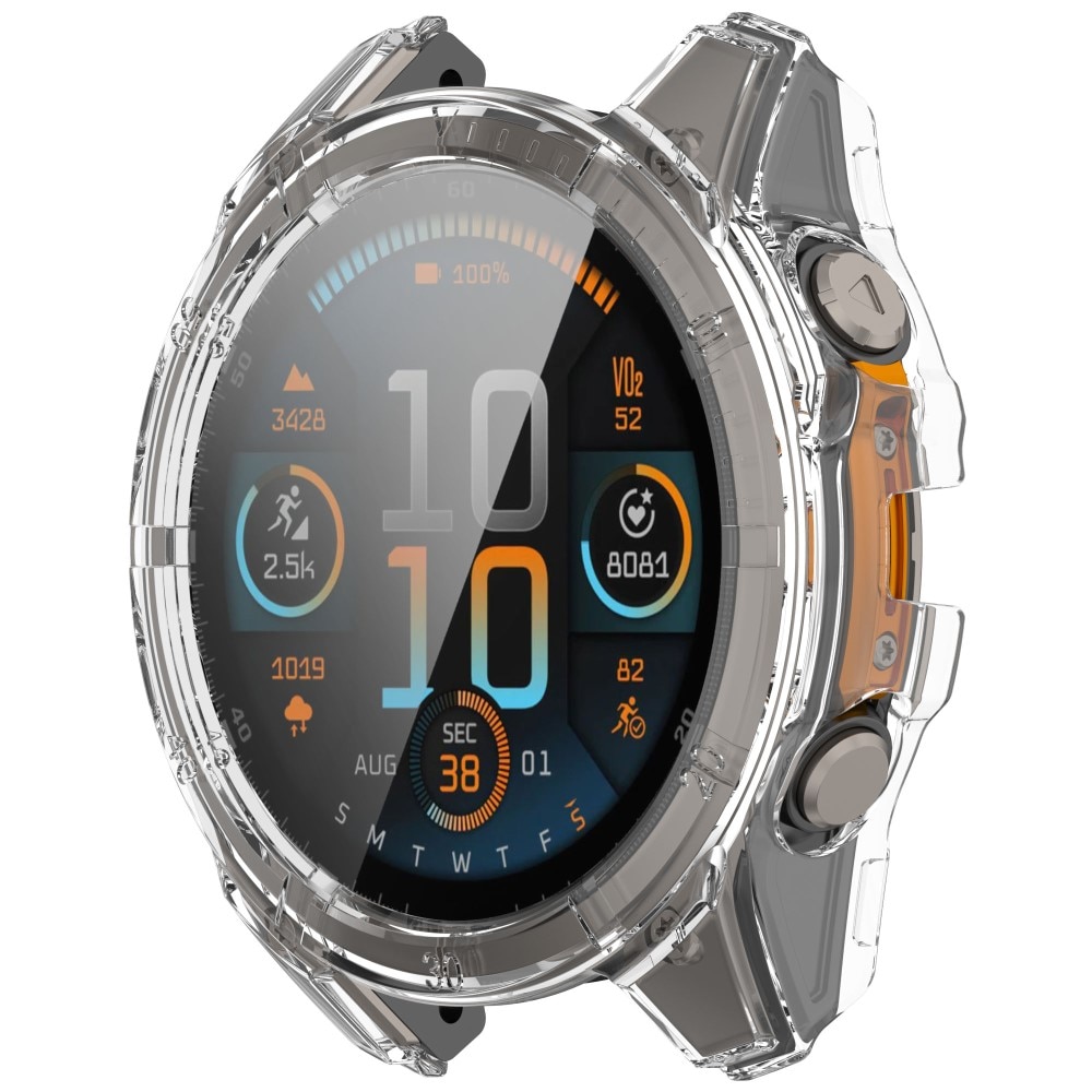 Full Cover Case Garmin Fenix 8 47mm Genomskinlig