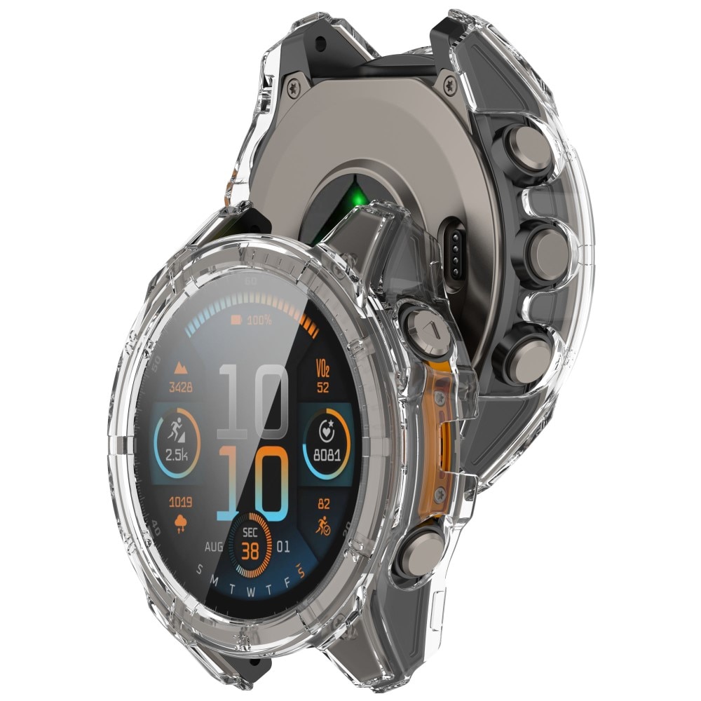 Full Cover Case Garmin Fenix 8 47mm Genomskinlig