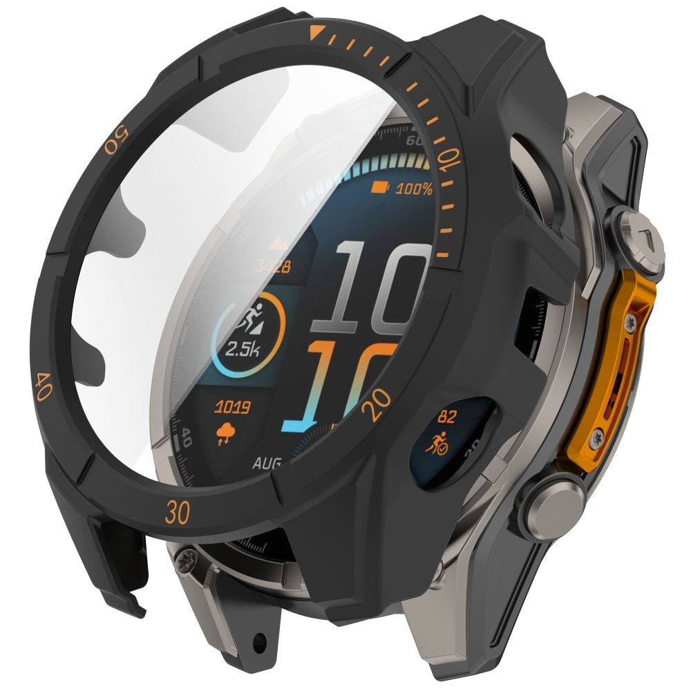 Full Cover Case Garmin Fenix 8 43mm svart