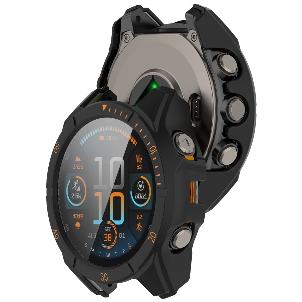 Full Cover Case Garmin Fenix 8 43mm Svart