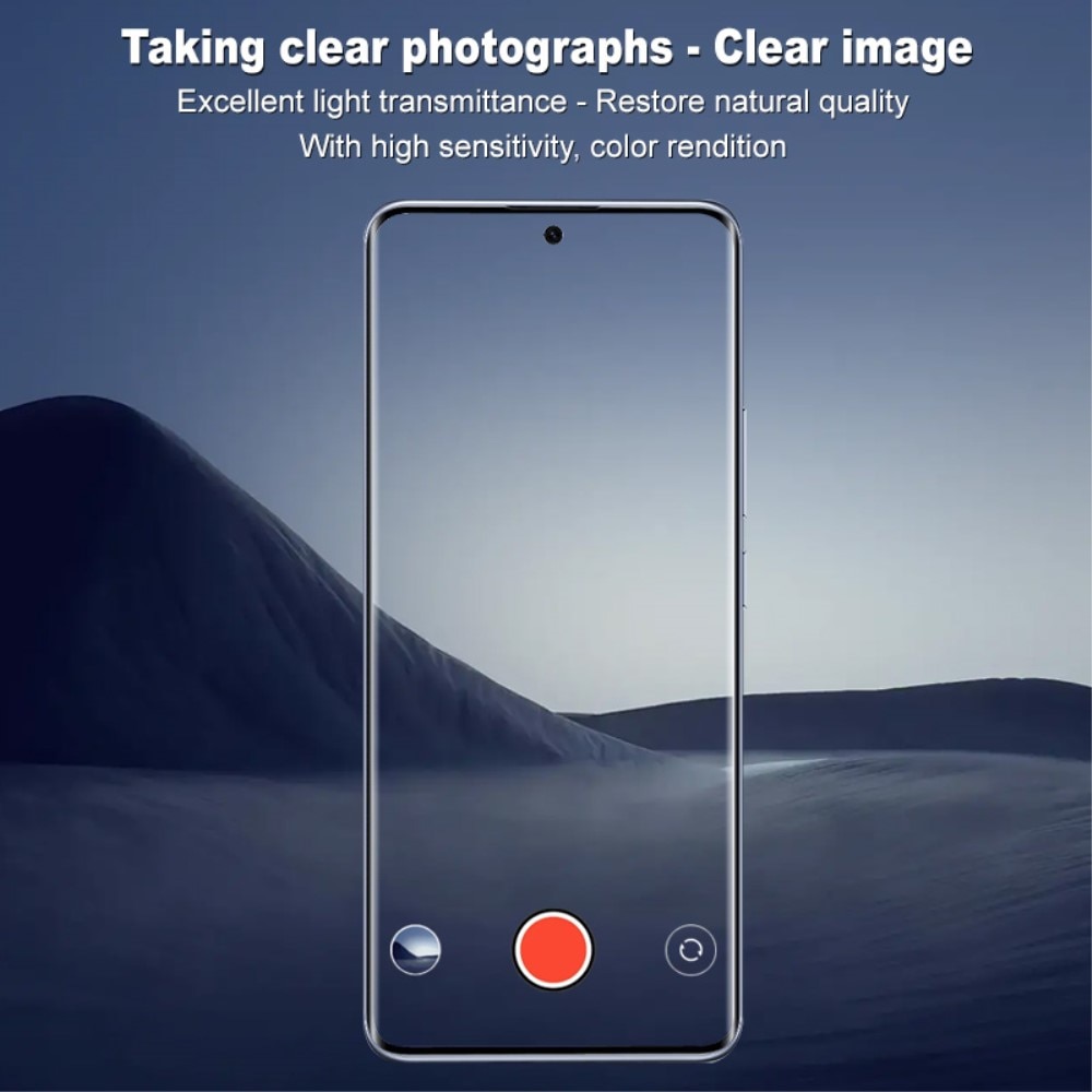 Härdat Glas 0.2mm Linsskydd Xiaomi Redmi Note 14 Pro Genomskinlig