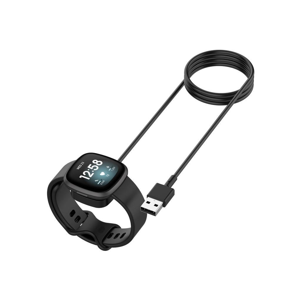 Magnetisk laddare Fitbit  Svart