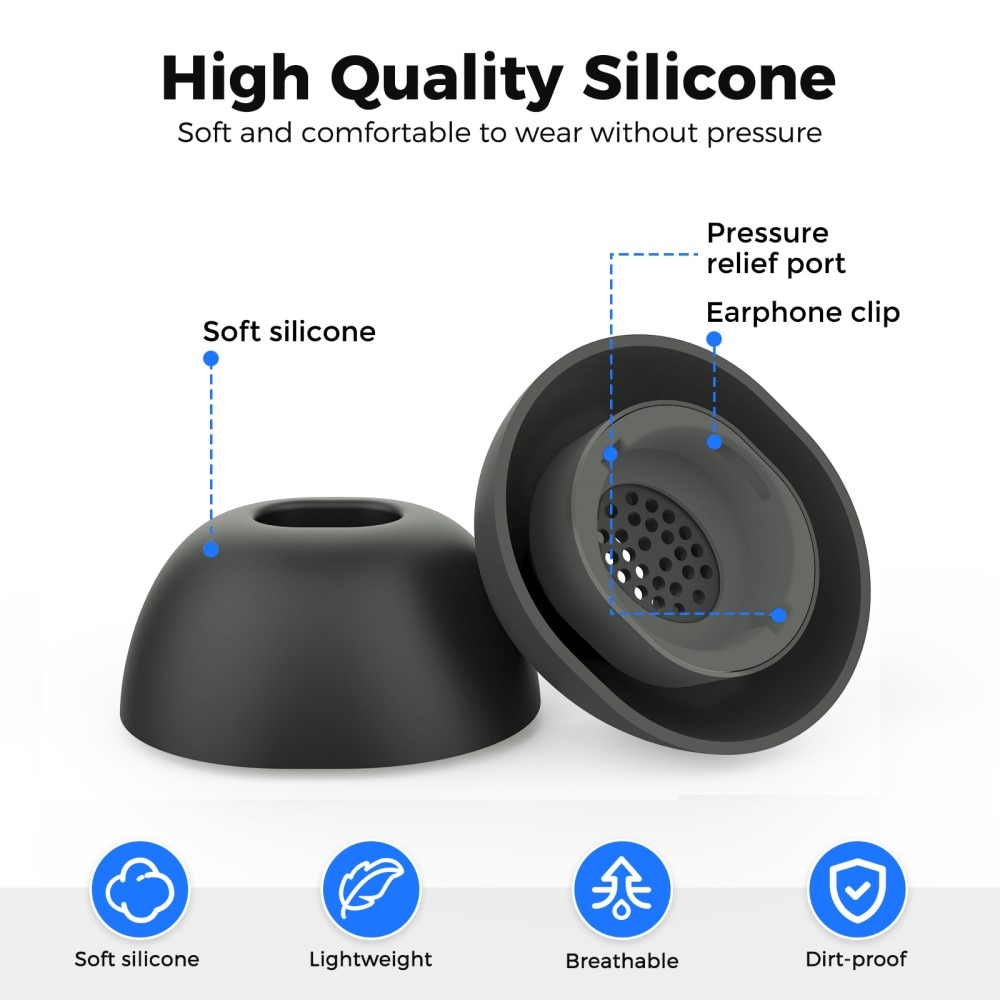 Ear Tips (3-pack) Samsung Galaxy Buds 3 Pro svart