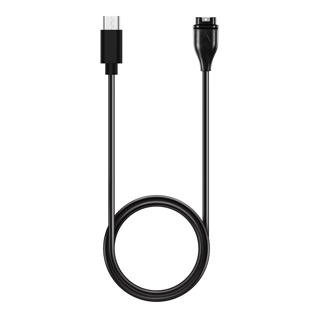 Laddningskabel USB-C 1m Garmin Approach S70 42mm Svart