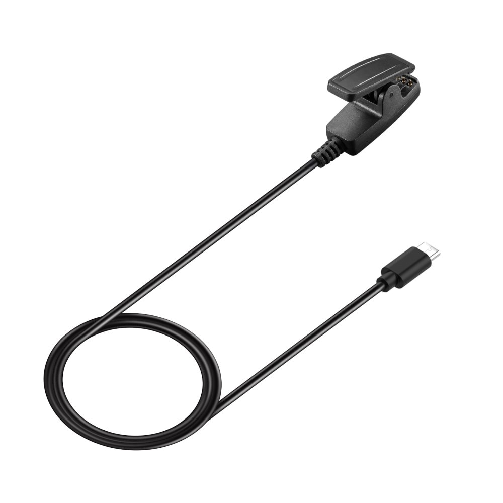 Laddningskabel USB-C 1m Garmin Forerunner 235 Svart