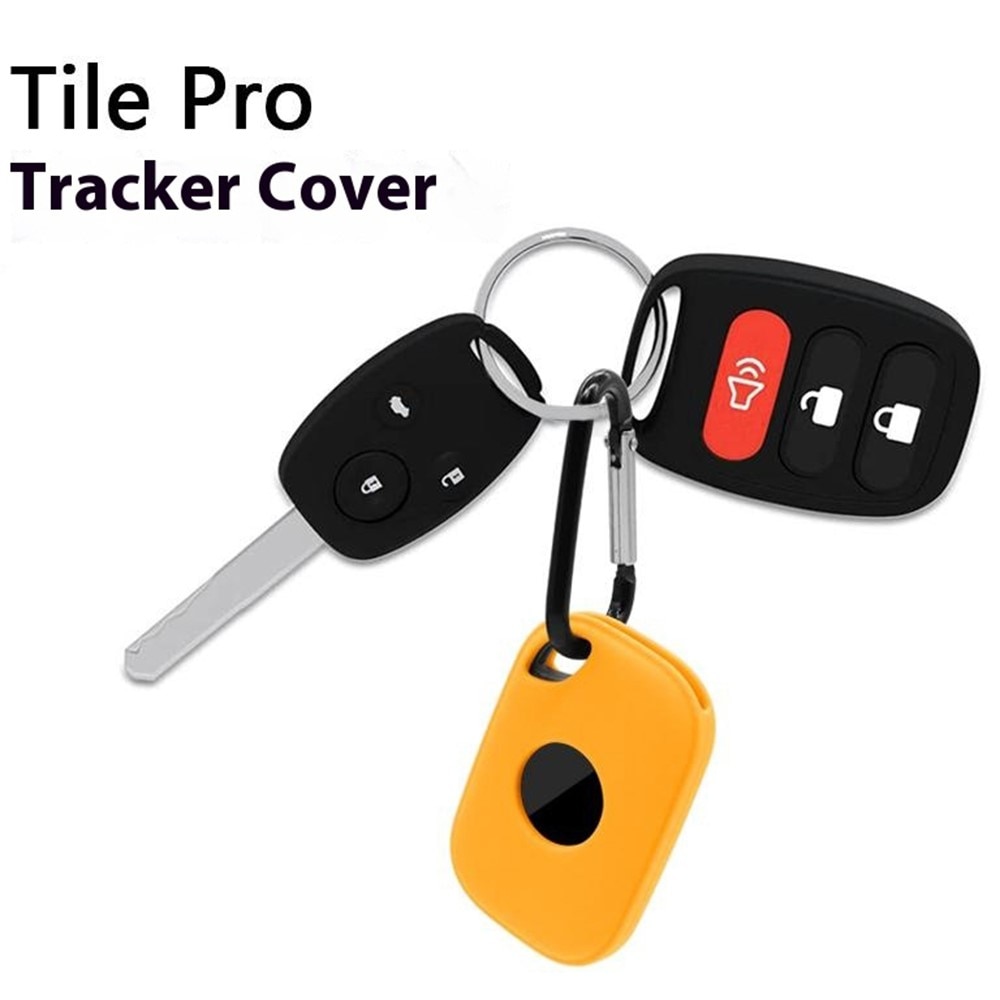 Tile Pro (2024) Silicone Keychain Case svart