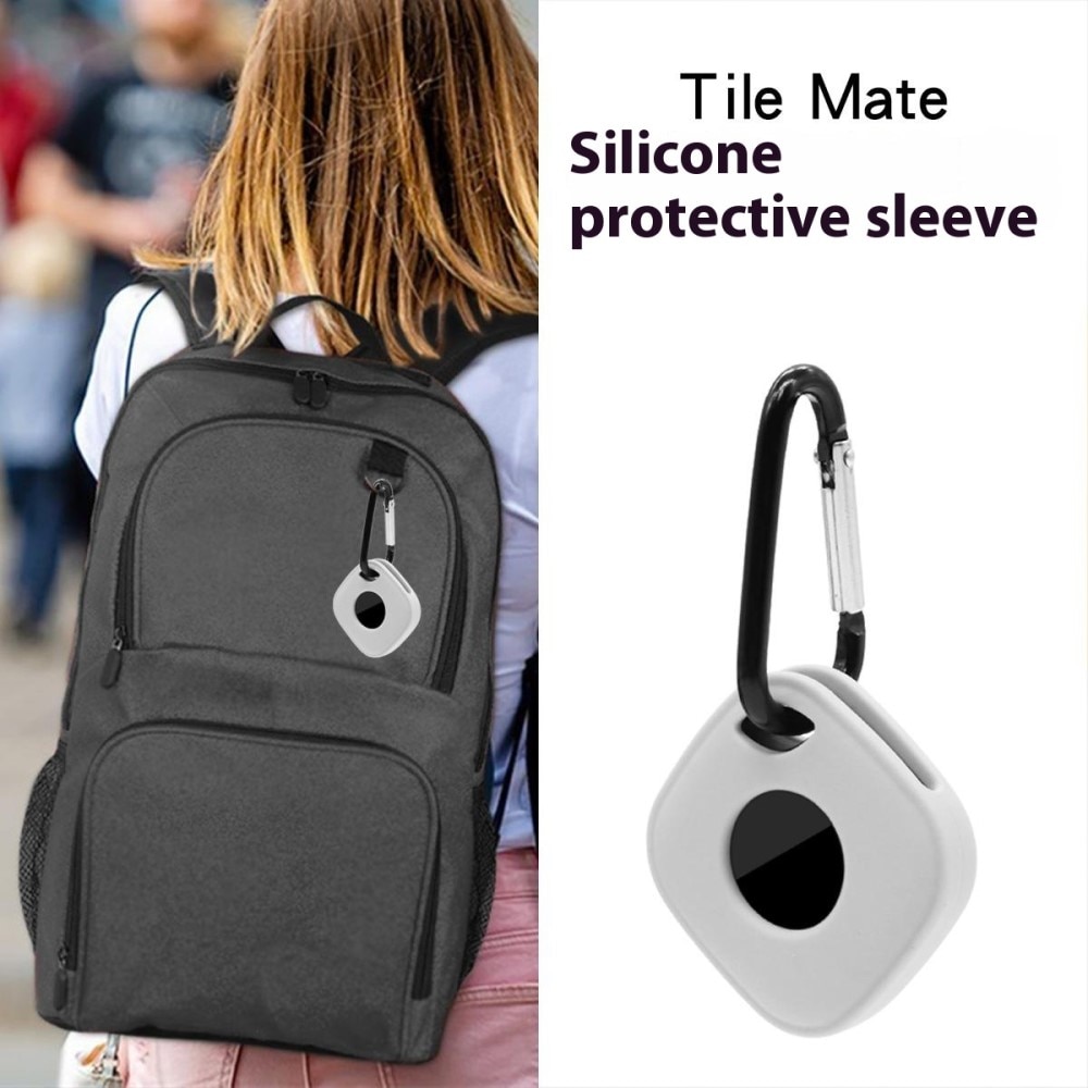 Tile Mate (2024) Silicone Keychain Case svart