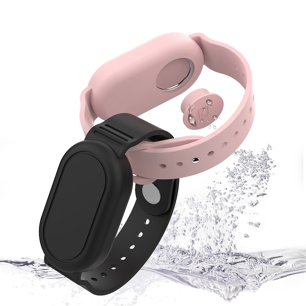 Vattentätt Silikonarmband Samsung Galaxy SmartTag 2 rosa