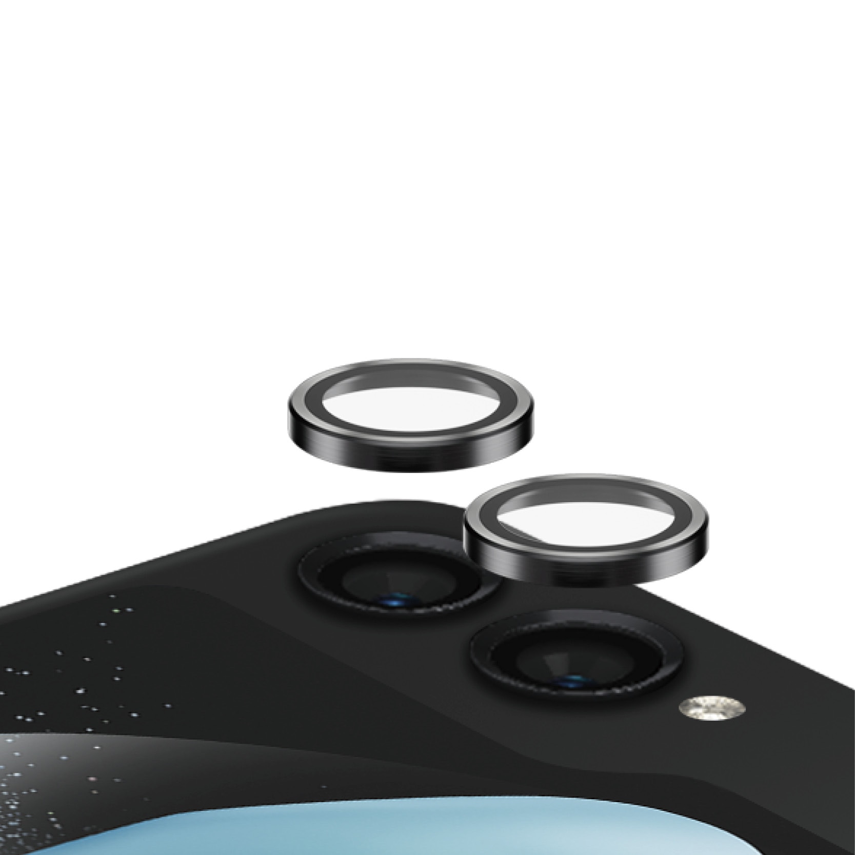 Samsung Galaxy Z Flip 6 Hoops Camera Lens Protector Black