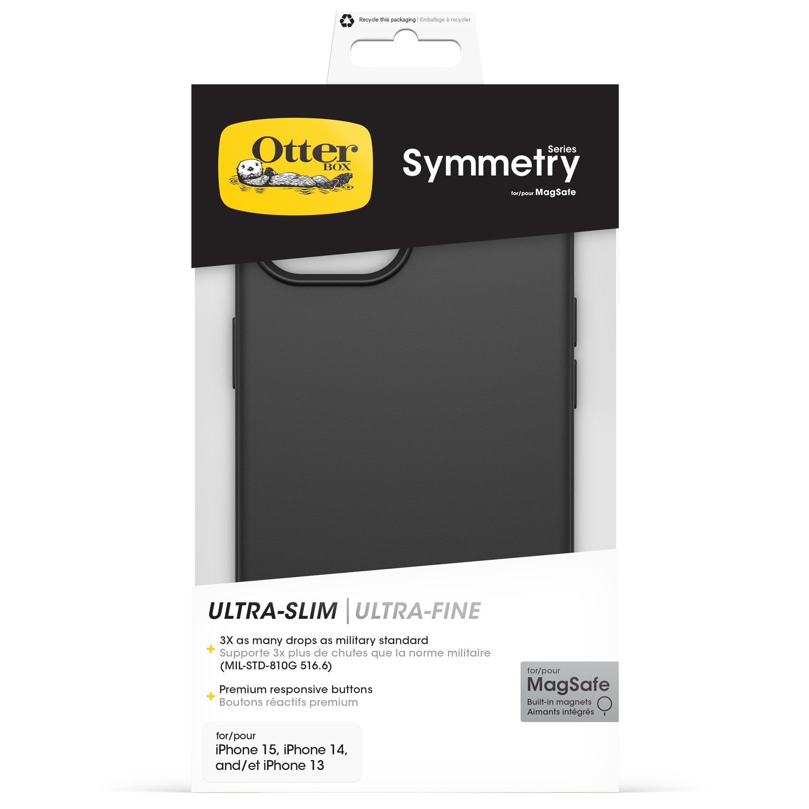 Symmetry Plus MagSafe Skal iPhone 15 Black