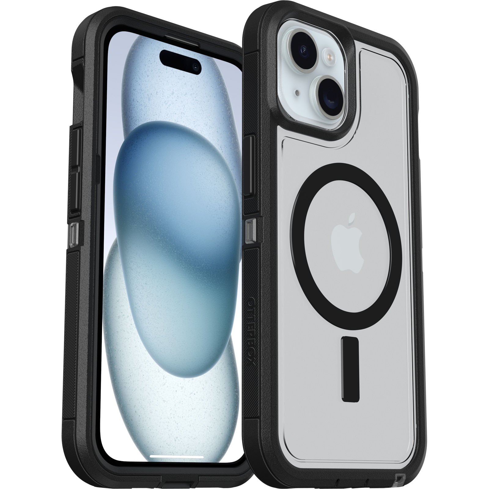 Defender XT Skal iPhone 15 svart/transparent