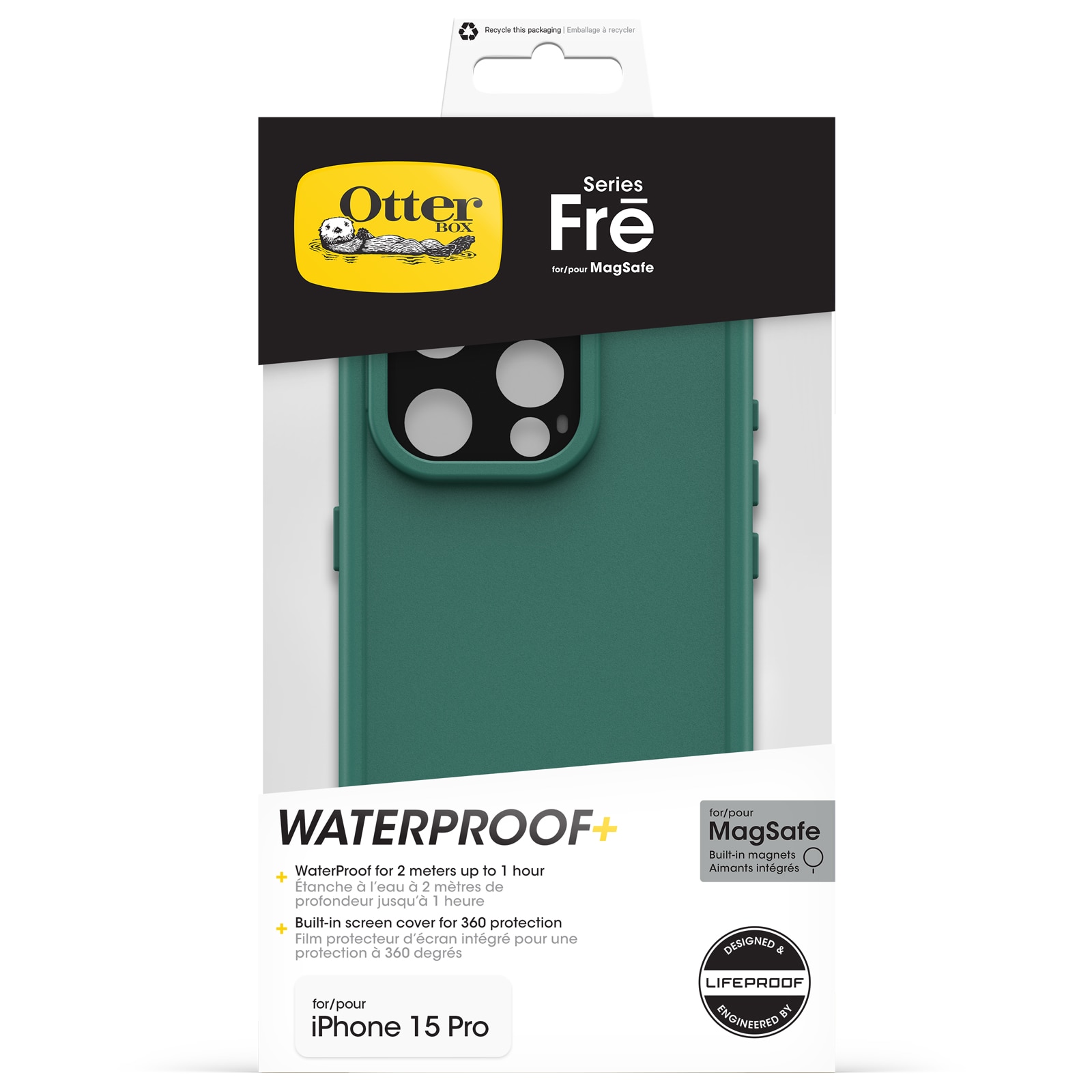 FRE MagSafe Skal iPhone 15 Pro Green