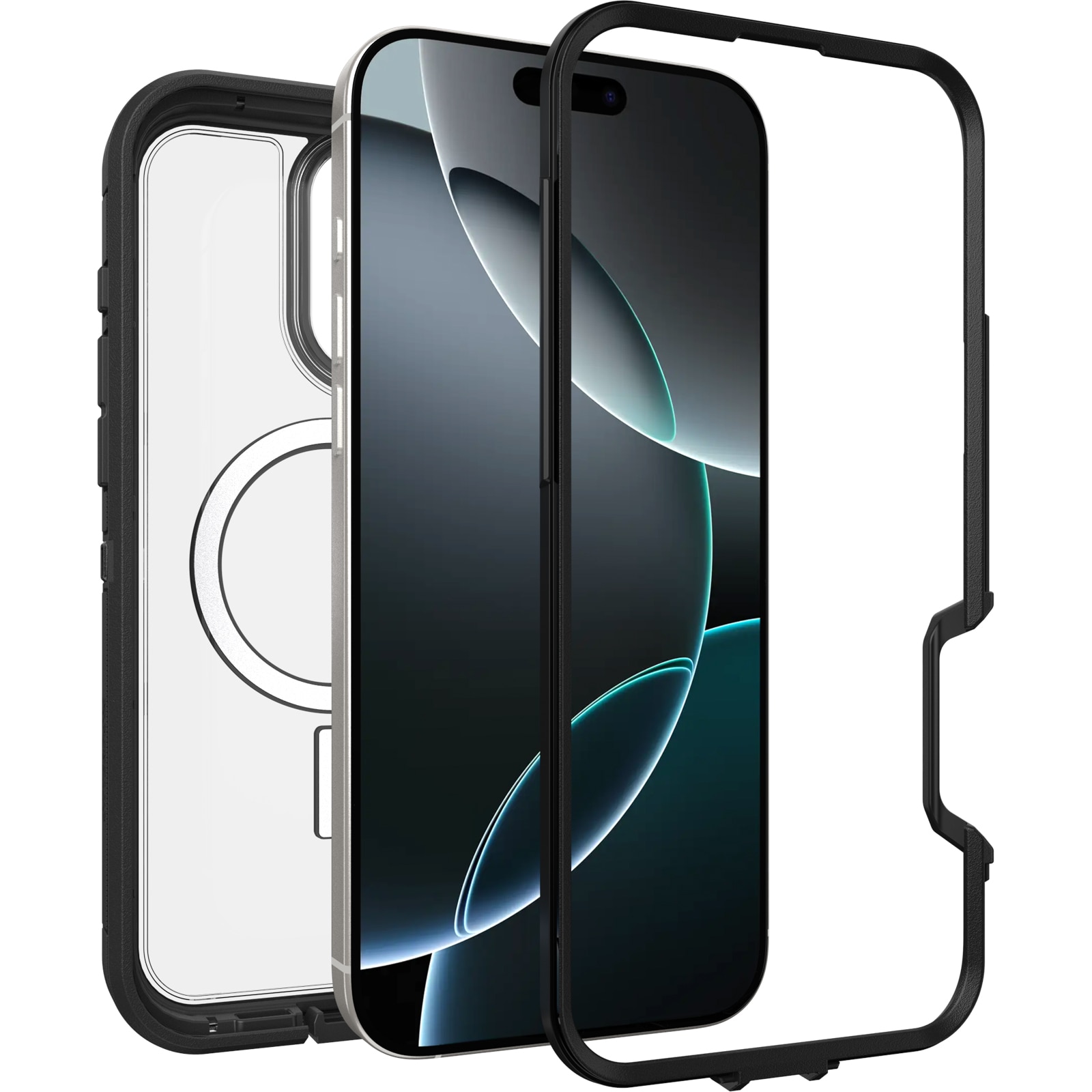 Defender XT Skal iPhone 16 Pro Max Clear/Black