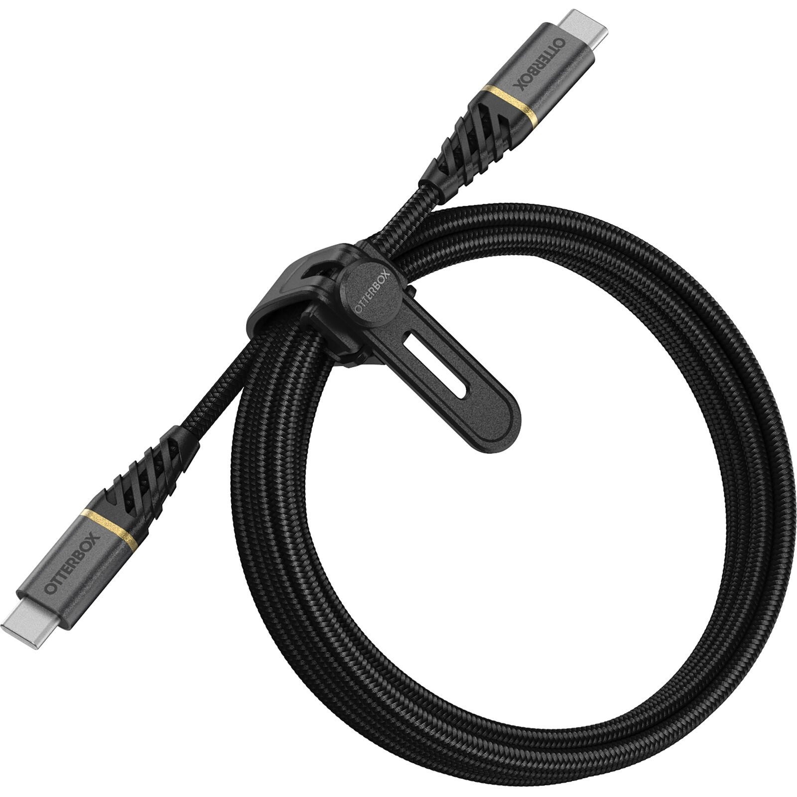 USB-C -> USB-C Laddkabel 1m Premium Fast Charge svart
