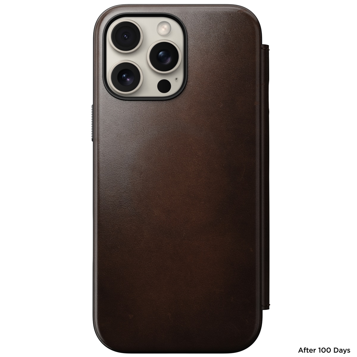 iPhone 16 Pro Max Modern Horween Leather Folio MagSafe Rustic Brown