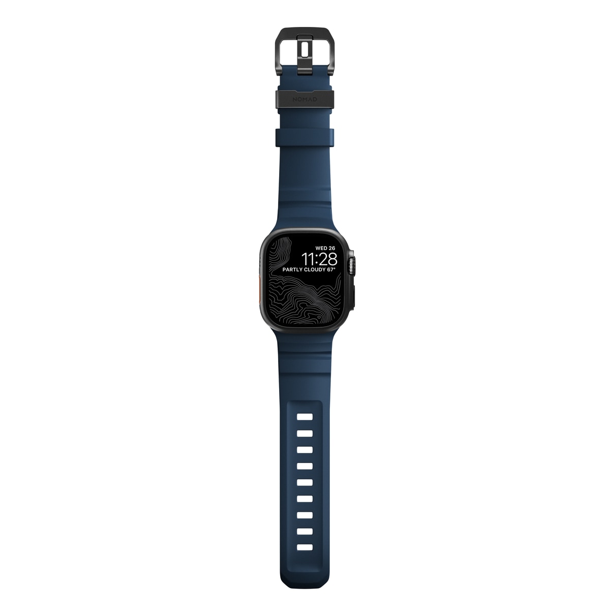 Apple Watch Ultra 49mm 1st Gen Rocky Point Band Atlantic (Black Hardware)