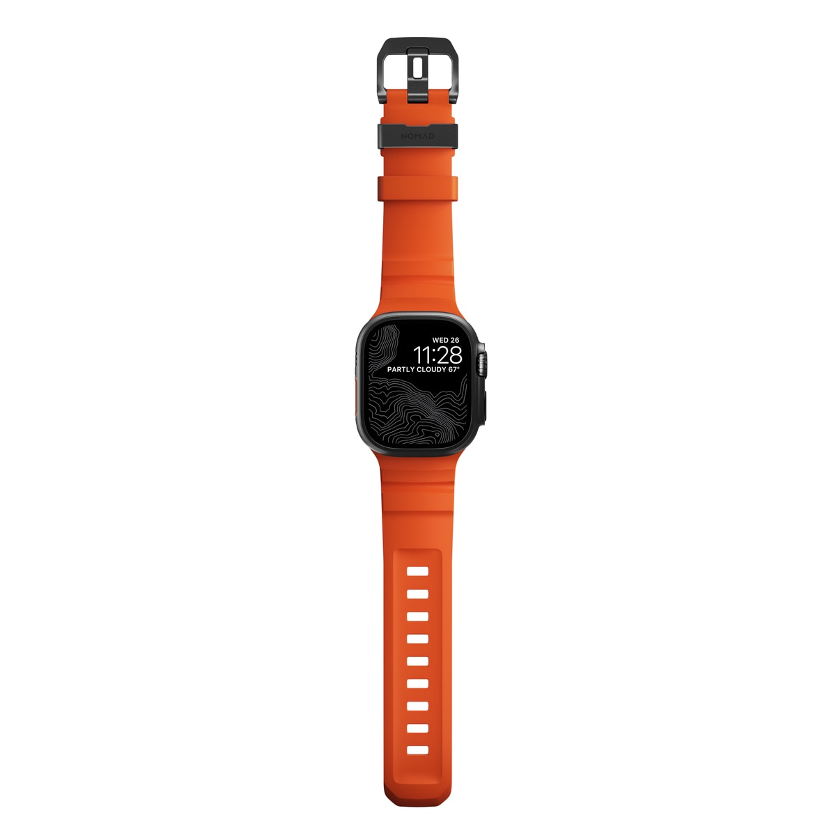 Apple Watch Series 4-6 44mm Rocky Point Band Magma (Black Hardware) - Limited edition