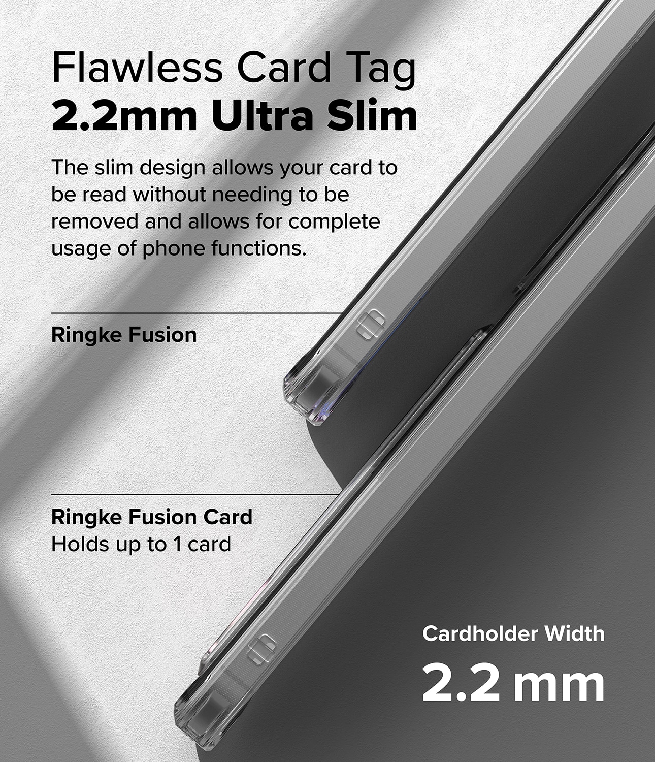 Fusion Card Case Samsung Galaxy A56 Clear