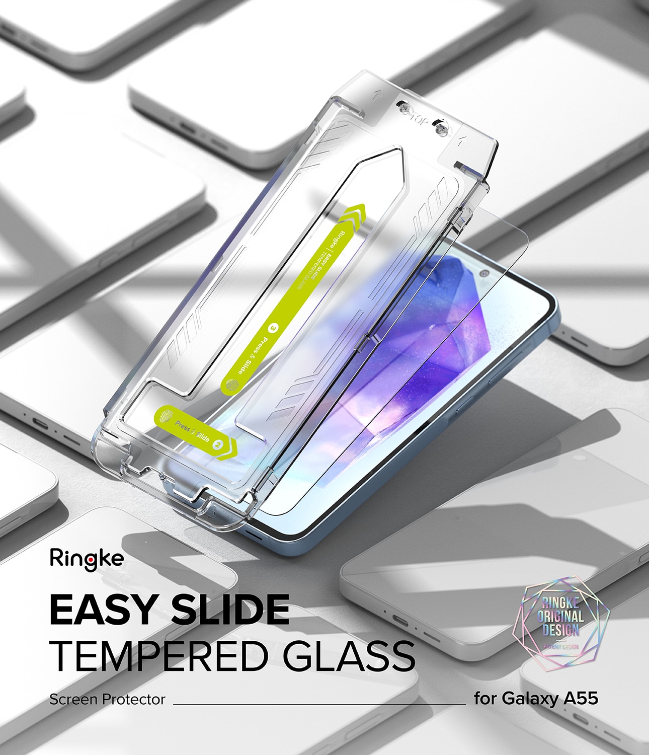 Easy Slide Glass (2-pack) Samsung Galaxy A55