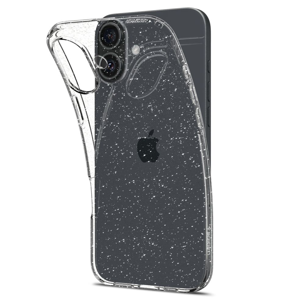 iPhone 16 Case Liquid Crystal Glitter Crystal