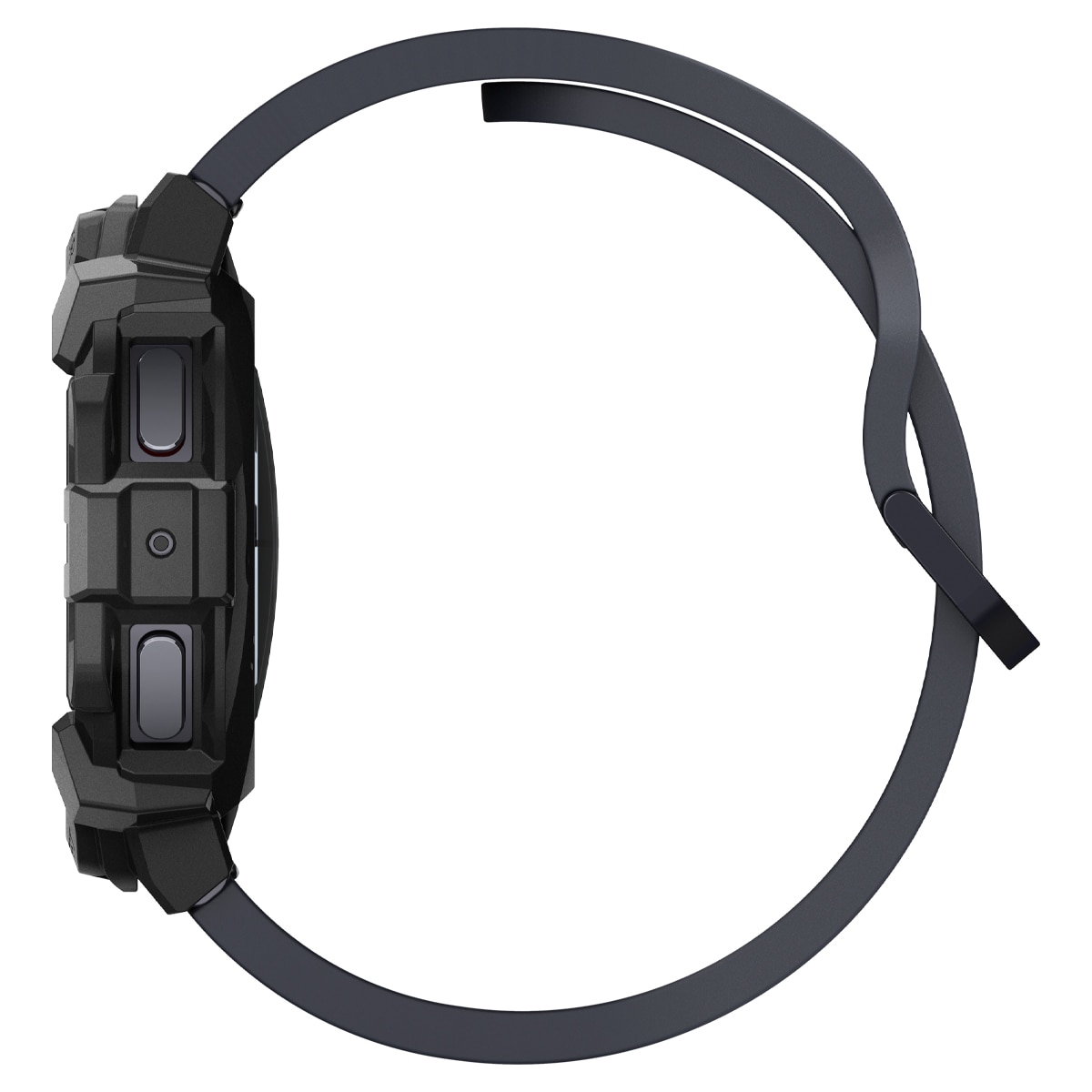 Samsung Galaxy Watch 7 44mm Case Rugged Armor Black