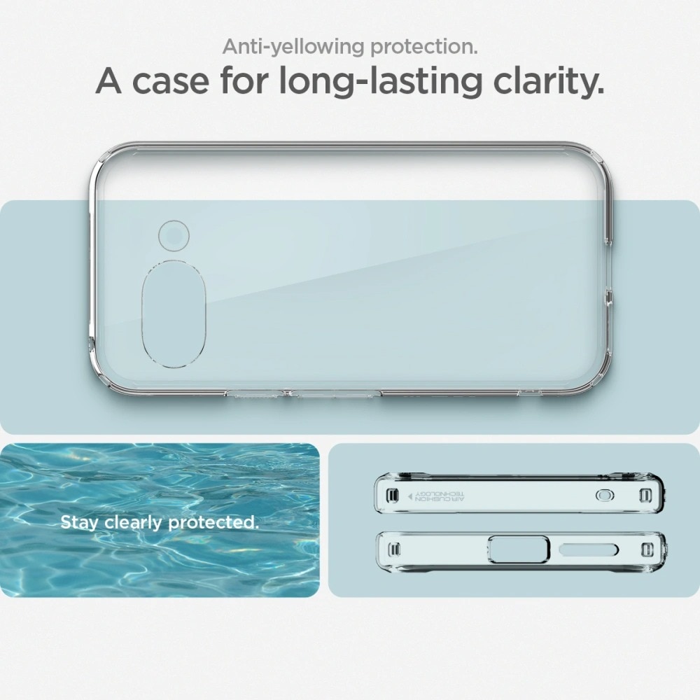 Google Pixel 9a Case Ultra Hybrid Crystal Clear