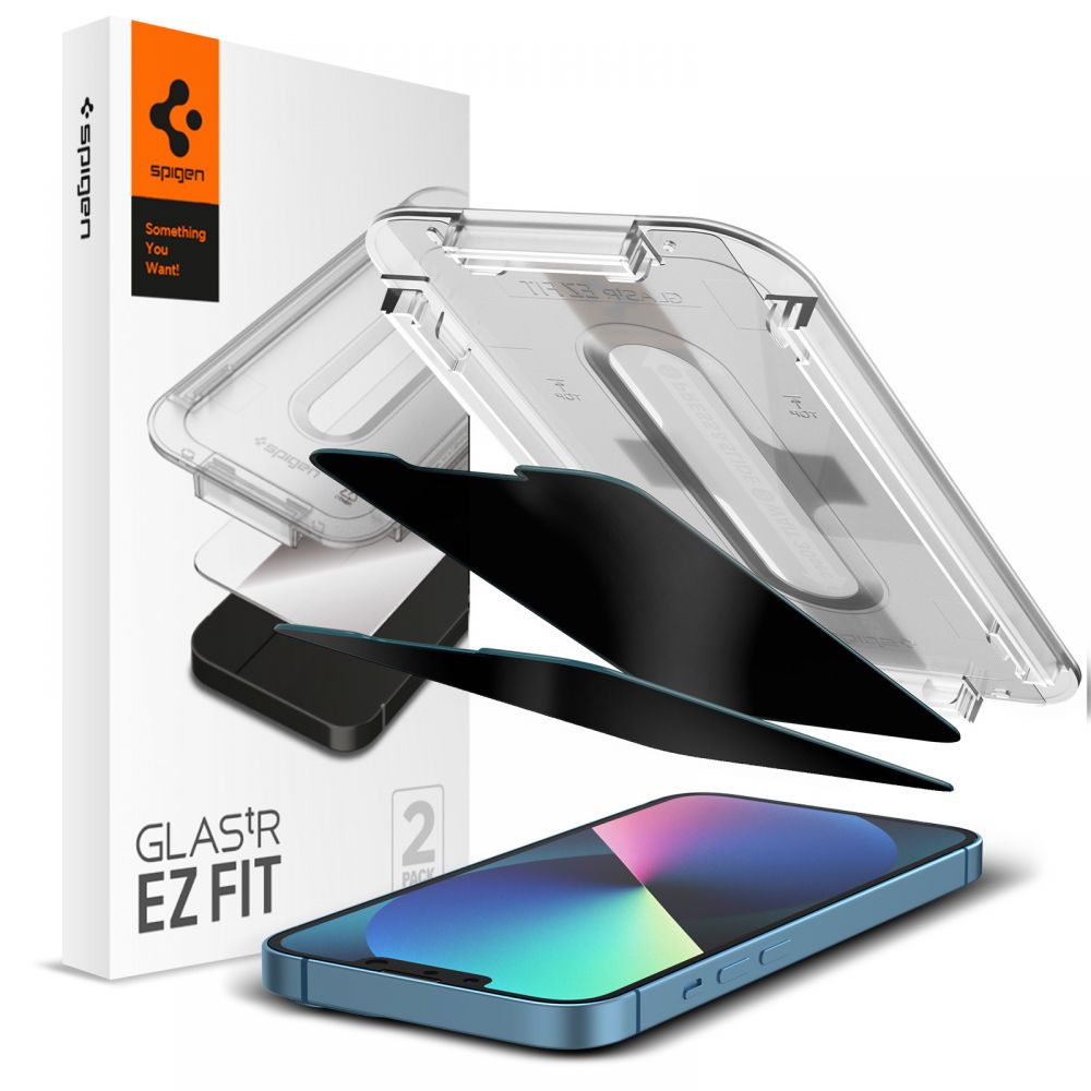 iPhone 16e Privacy Screen Protector GLAS.tR EZ Fit (2-pack)