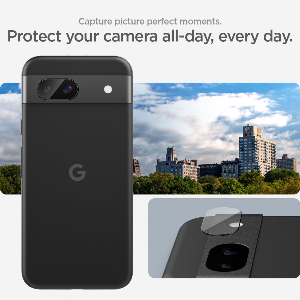 Google Pixel 8a EZ Fit Optik Lens Protector (2-pack)