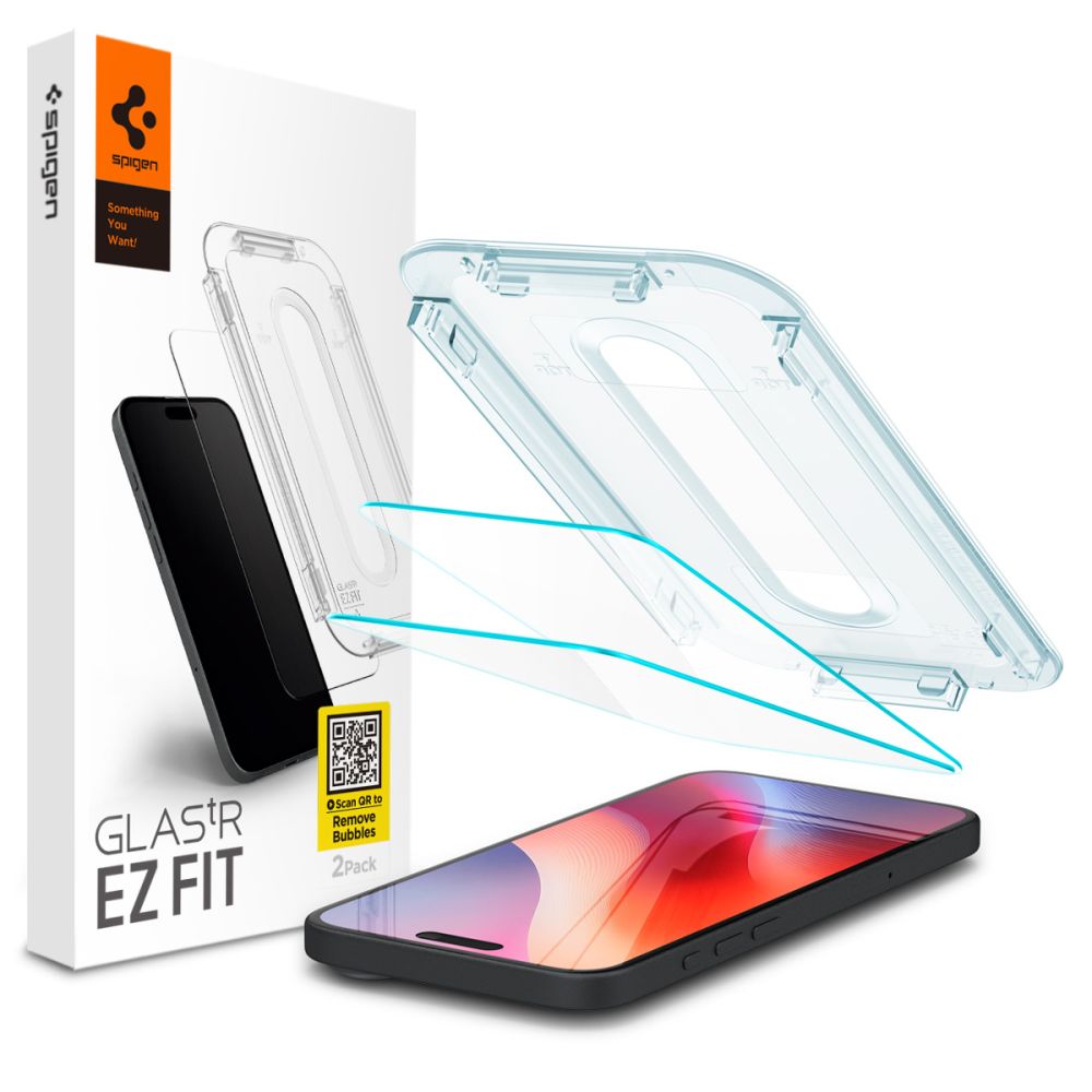 iPhone 16 Screen Protector GLAS.tR EZ Fit (2-pack)