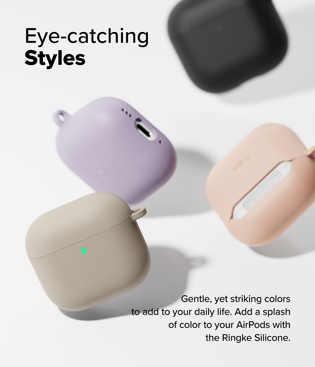 Silicone Skal Apple AirPods 4 Light Purple