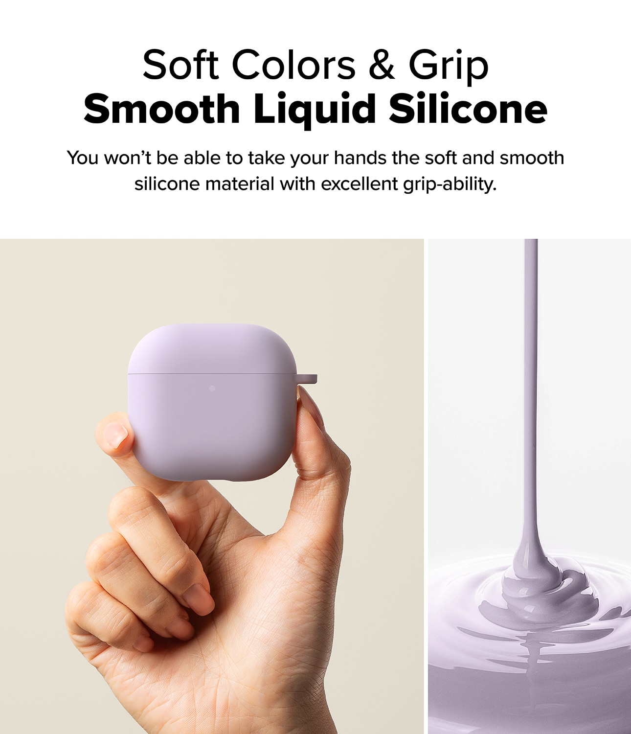 Silicone Skal Apple AirPods 4 Light Purple