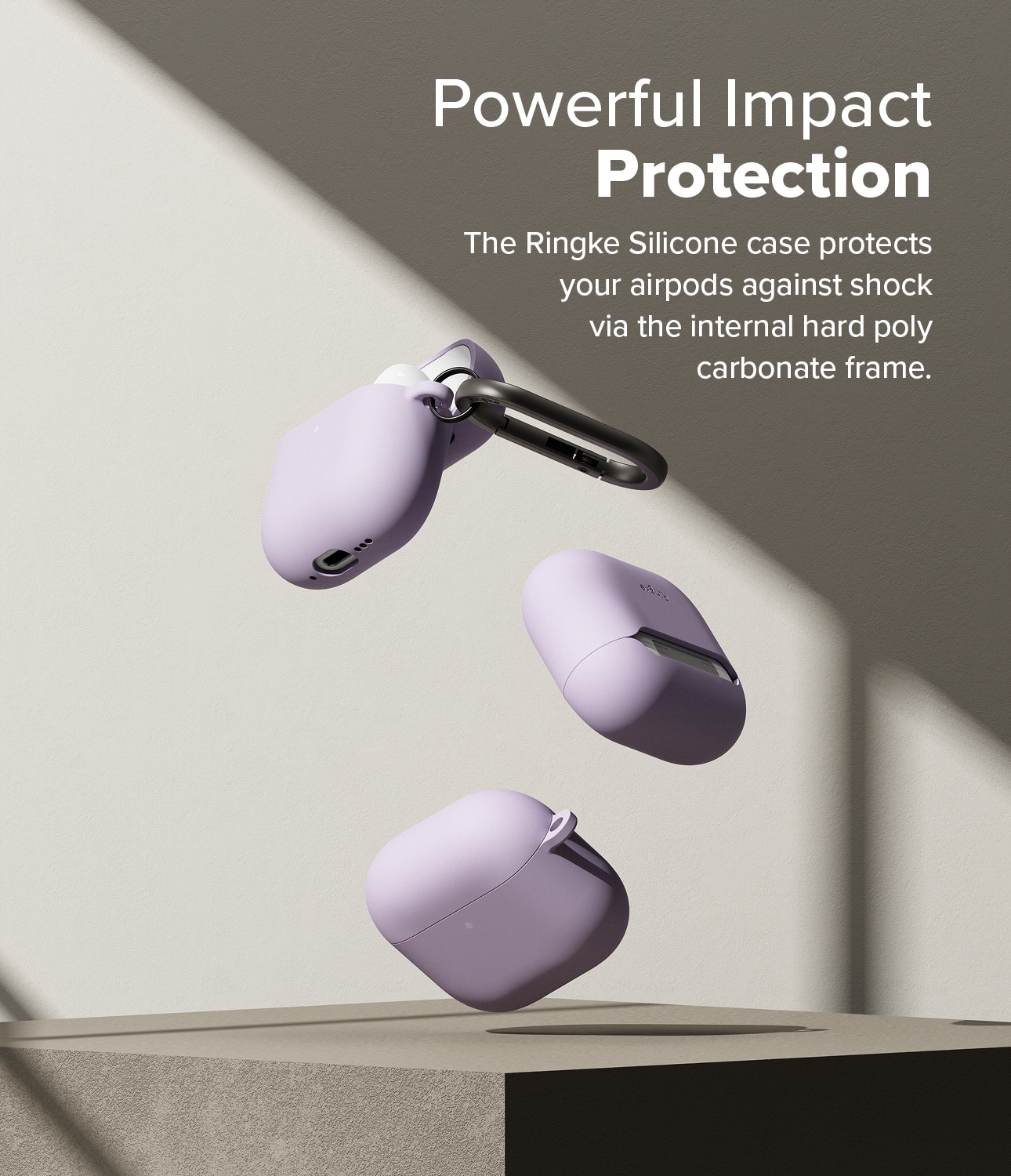 Silicone Skal Apple AirPods 4 Light Purple