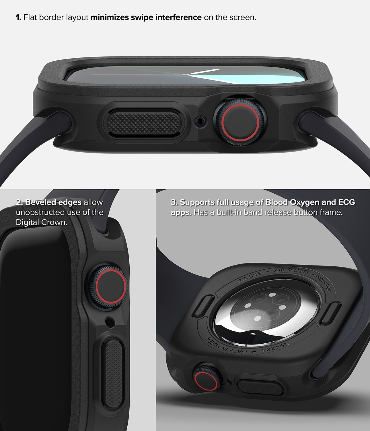 Air Sports Case Apple Watch Series 10 42mm Black