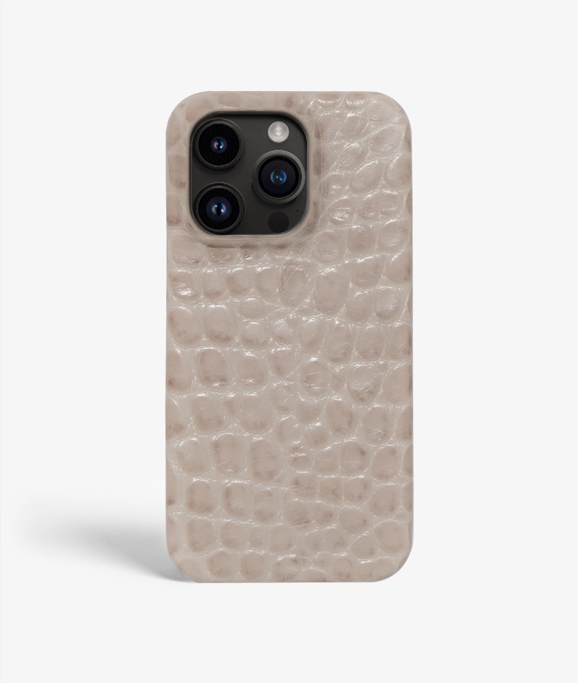 Skal iPhone 13 Pro Small Croco Grå