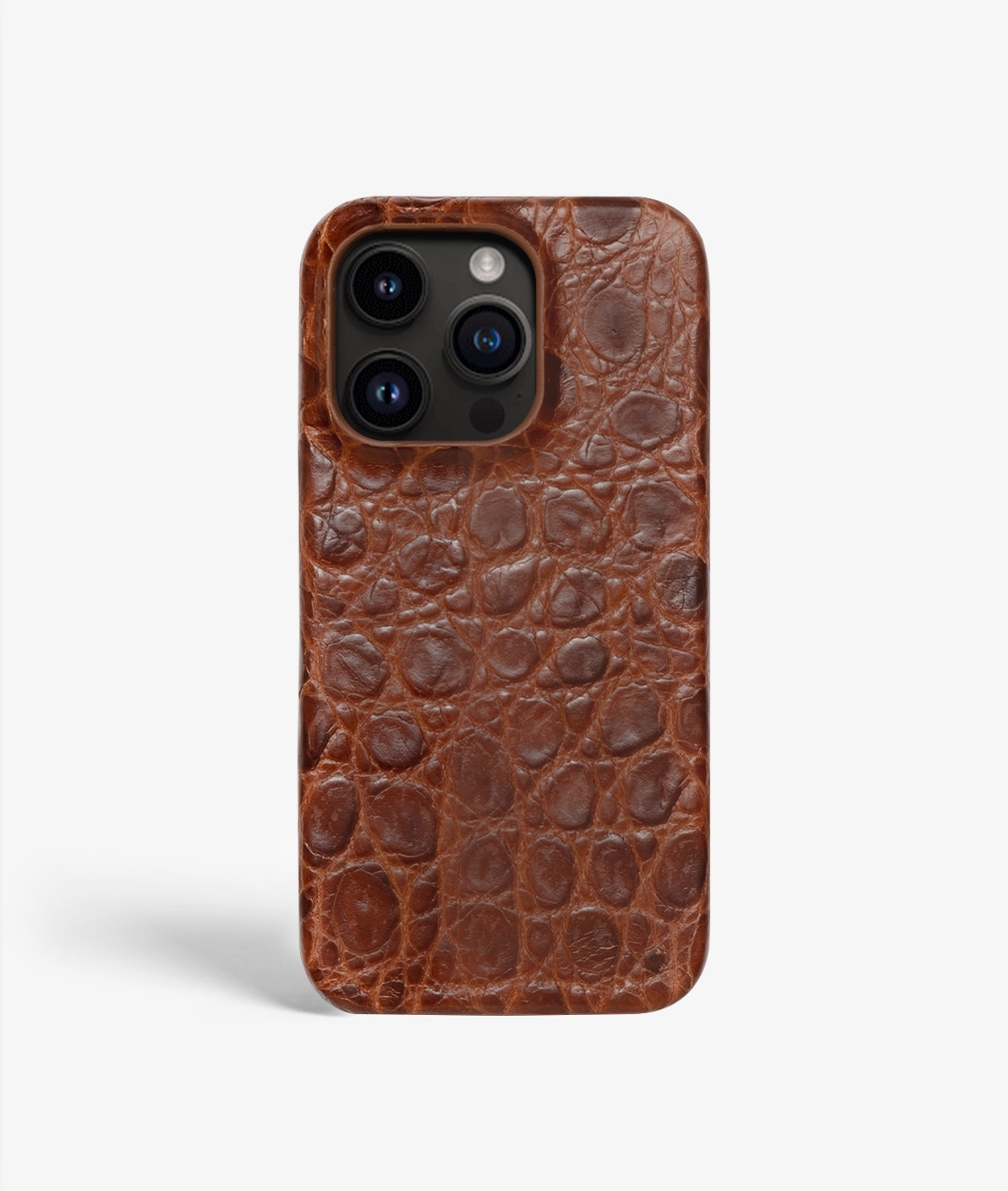 Skal iPhone 14 Pro Small Croco Brown