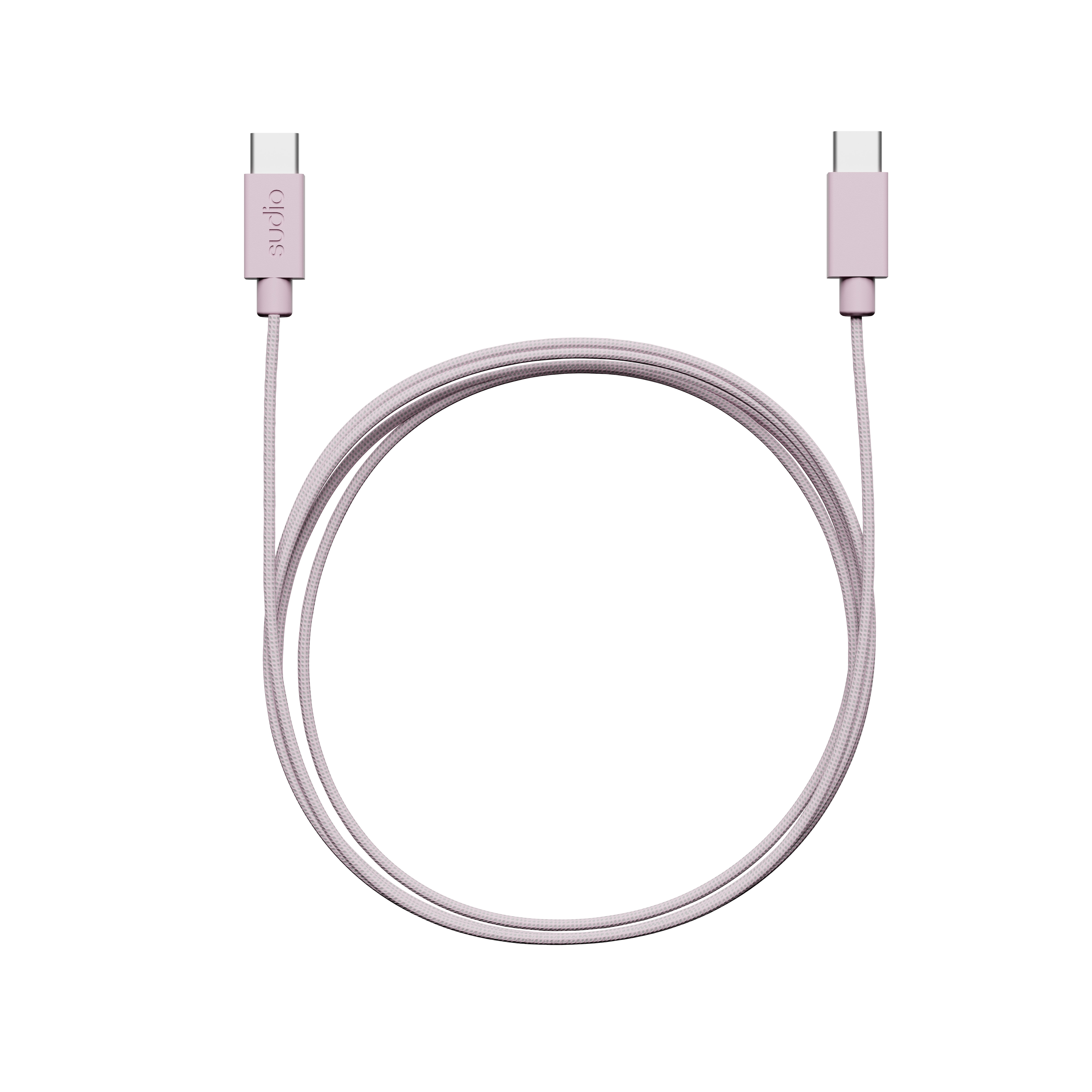 C1-C Kabel USB-C till USB-C 1.8 m Rosa