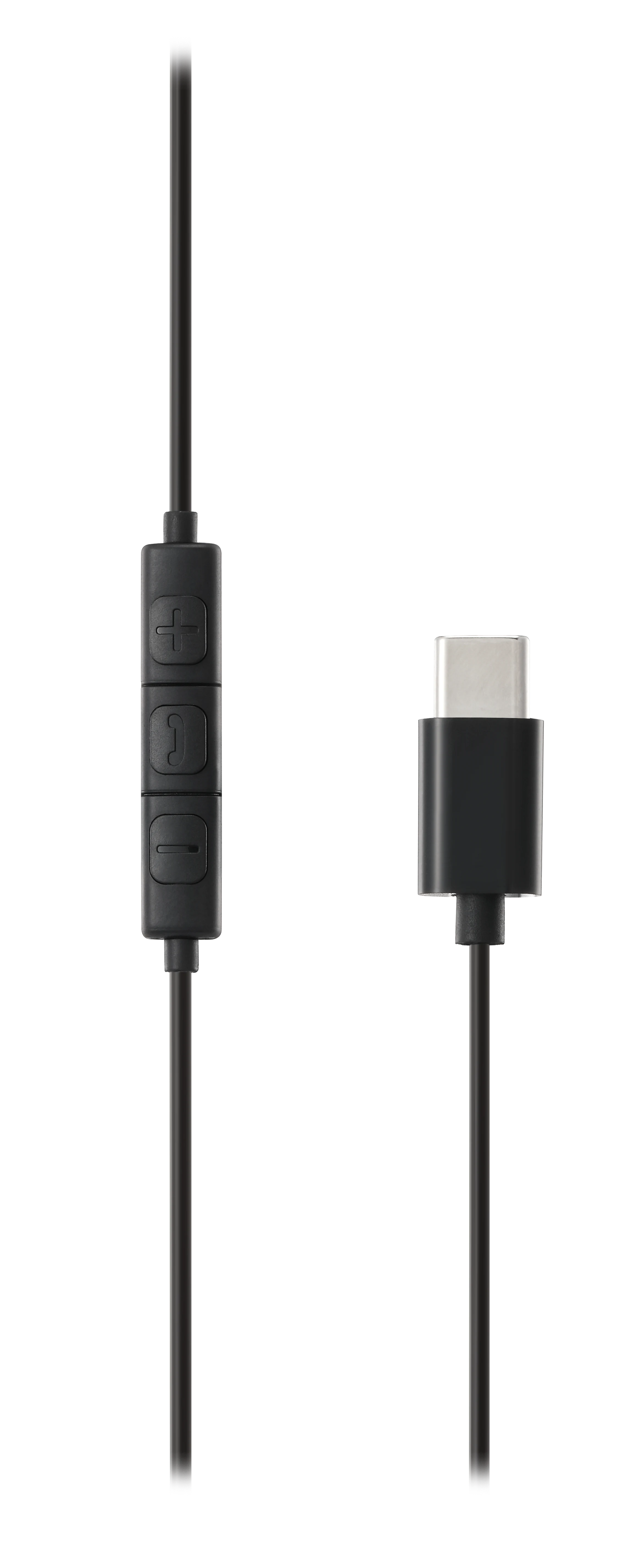 Semi-in-ear hörlurar USB-C svart