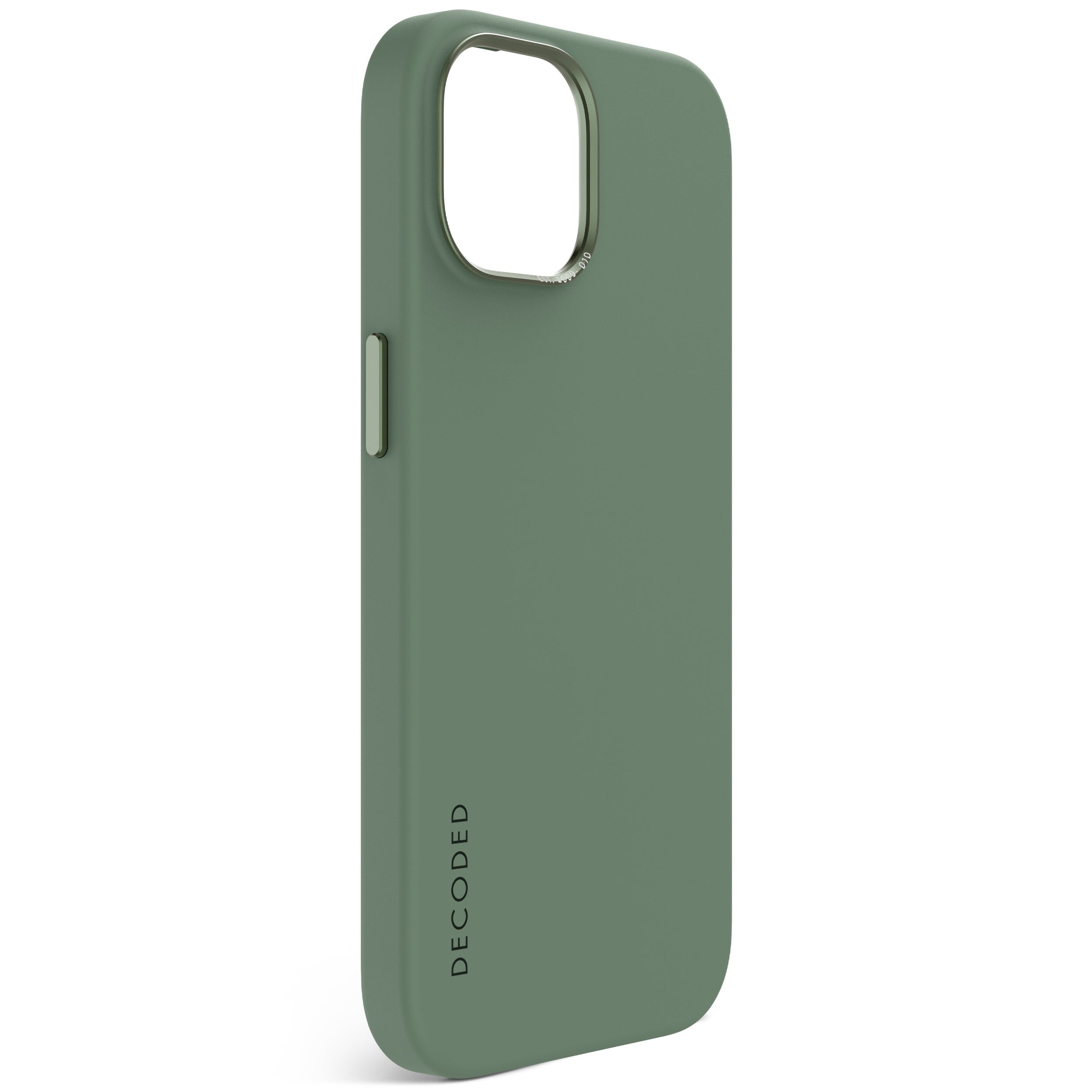 AntiMicrobial Silicone Back Cover iPhone 15 Sage Leaf