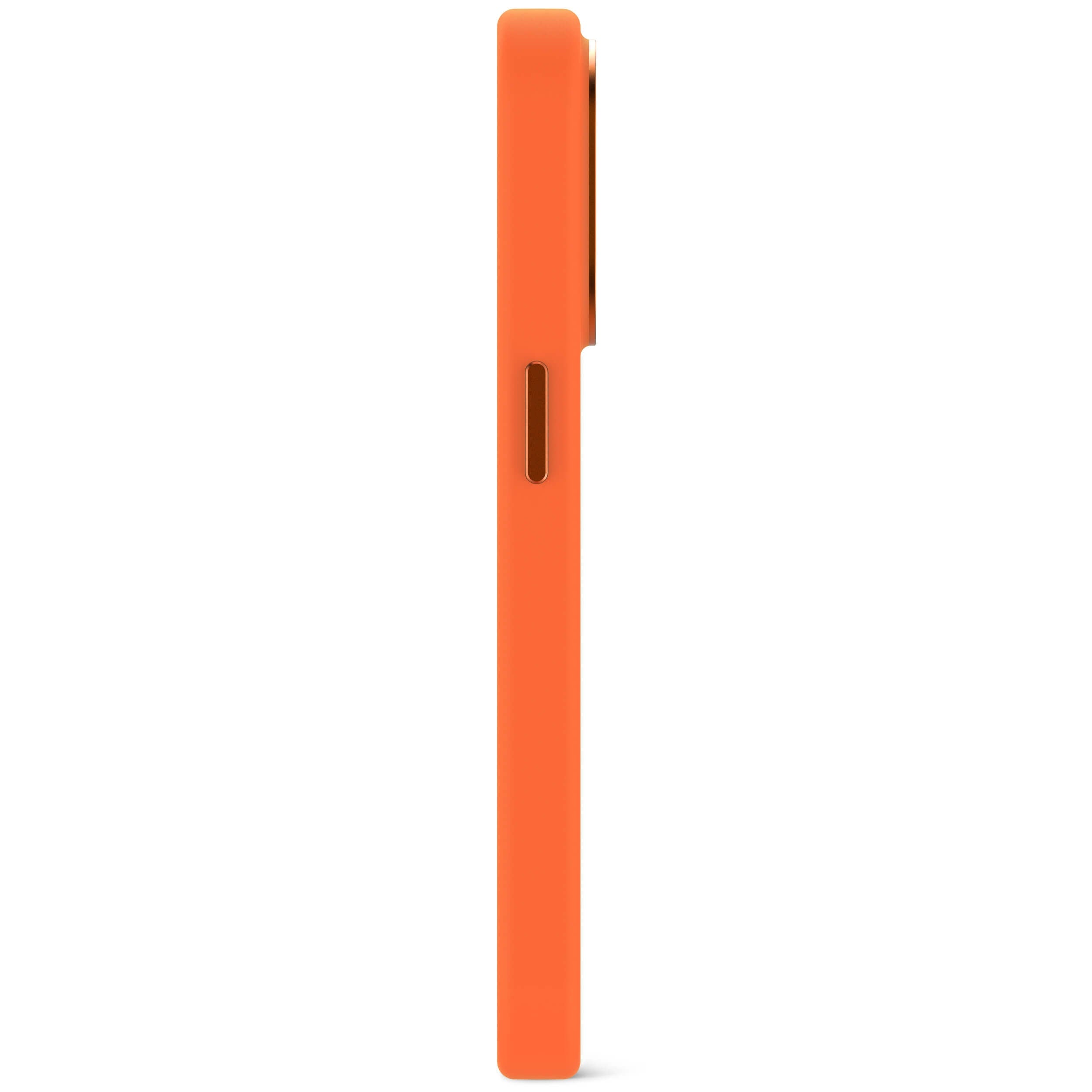 AntiMicrobial Silicone Back Cover iPhone 15 Pro Apricot