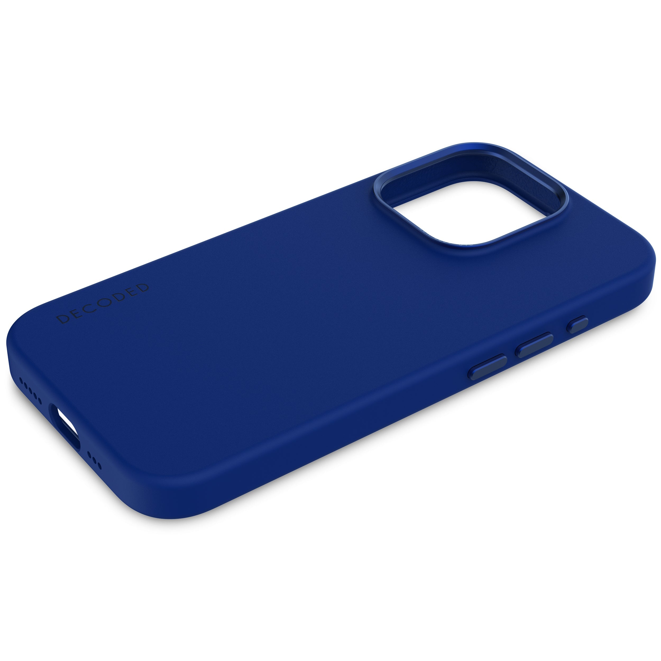 AntiMicrobial Silicone Back Cover iPhone 15 Pro Galactic Blue