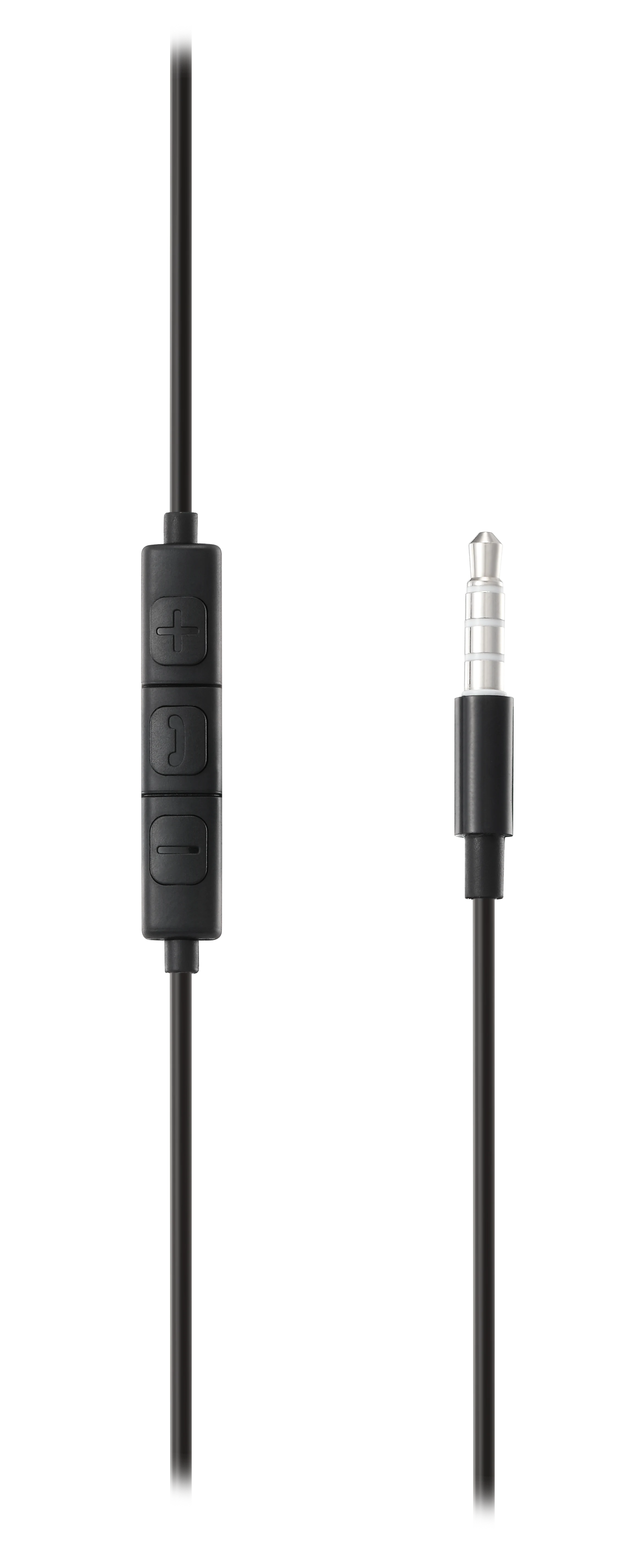 Semi-in-ear hörlurar 3.5mm svart