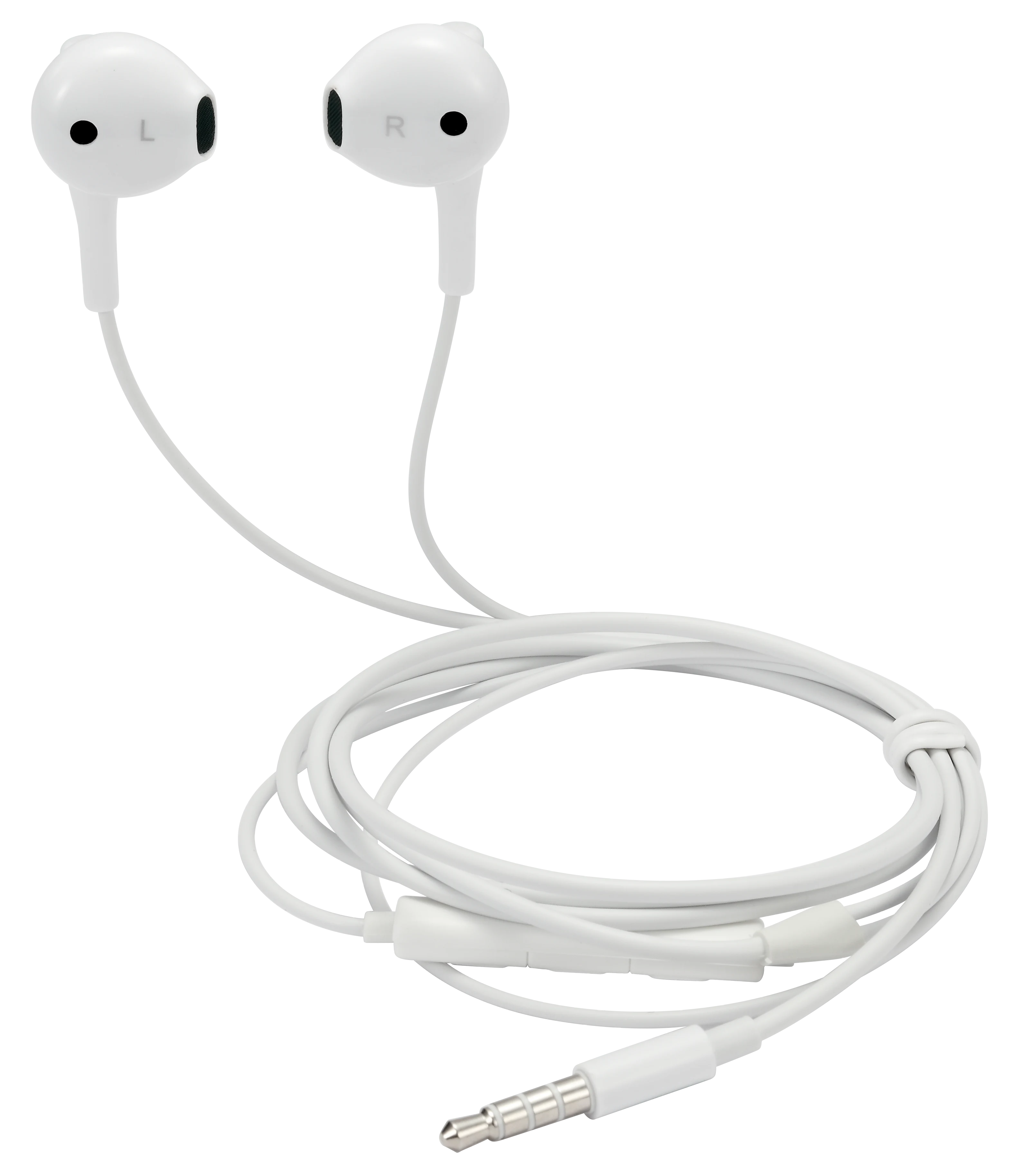 Semi-in-ear hörlurar 3.5mm vit