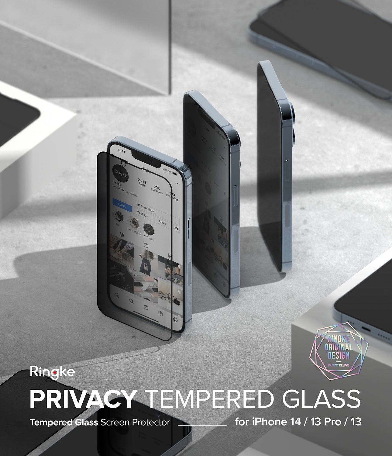 Privacy Screen Protector Glass iPhone 13