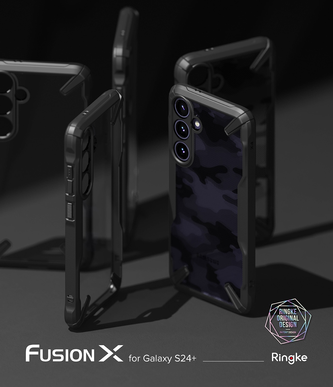 Fusion X Case Samsung Galaxy S24 Plus Svart