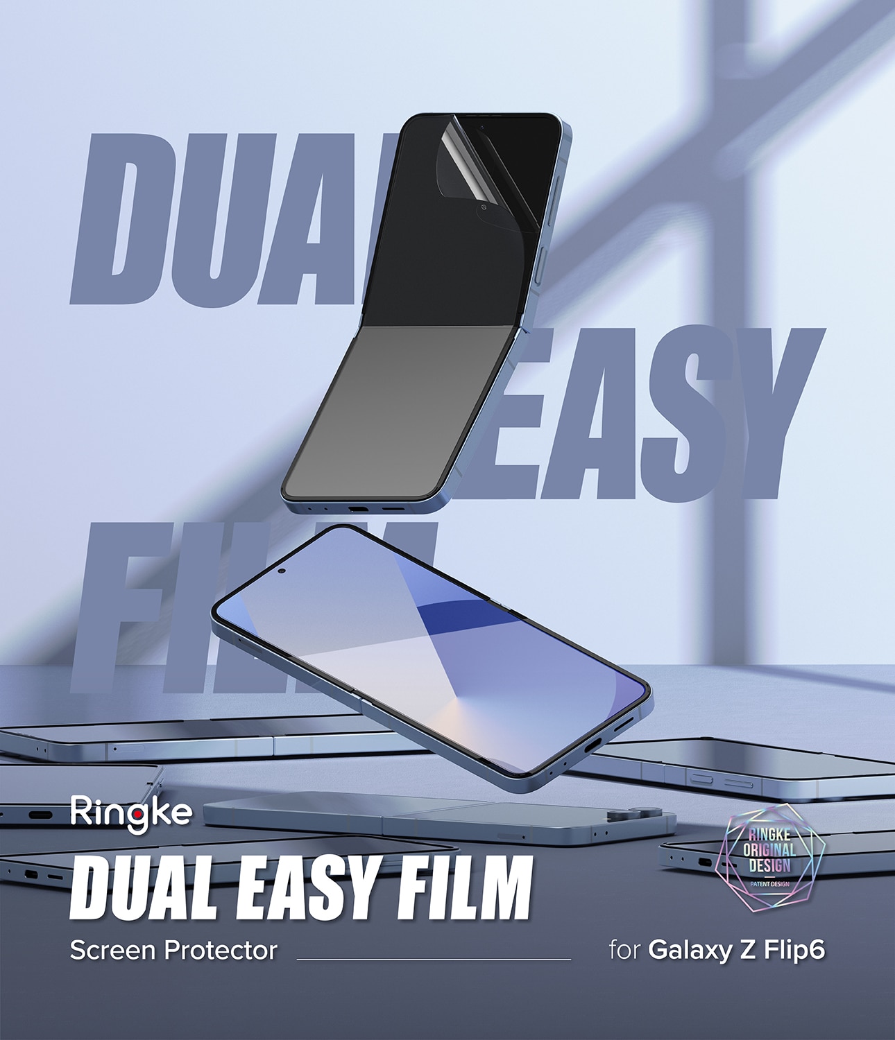 Dual Easy Screen Protector (2-pack) Samsung Galaxy Z Flip 6