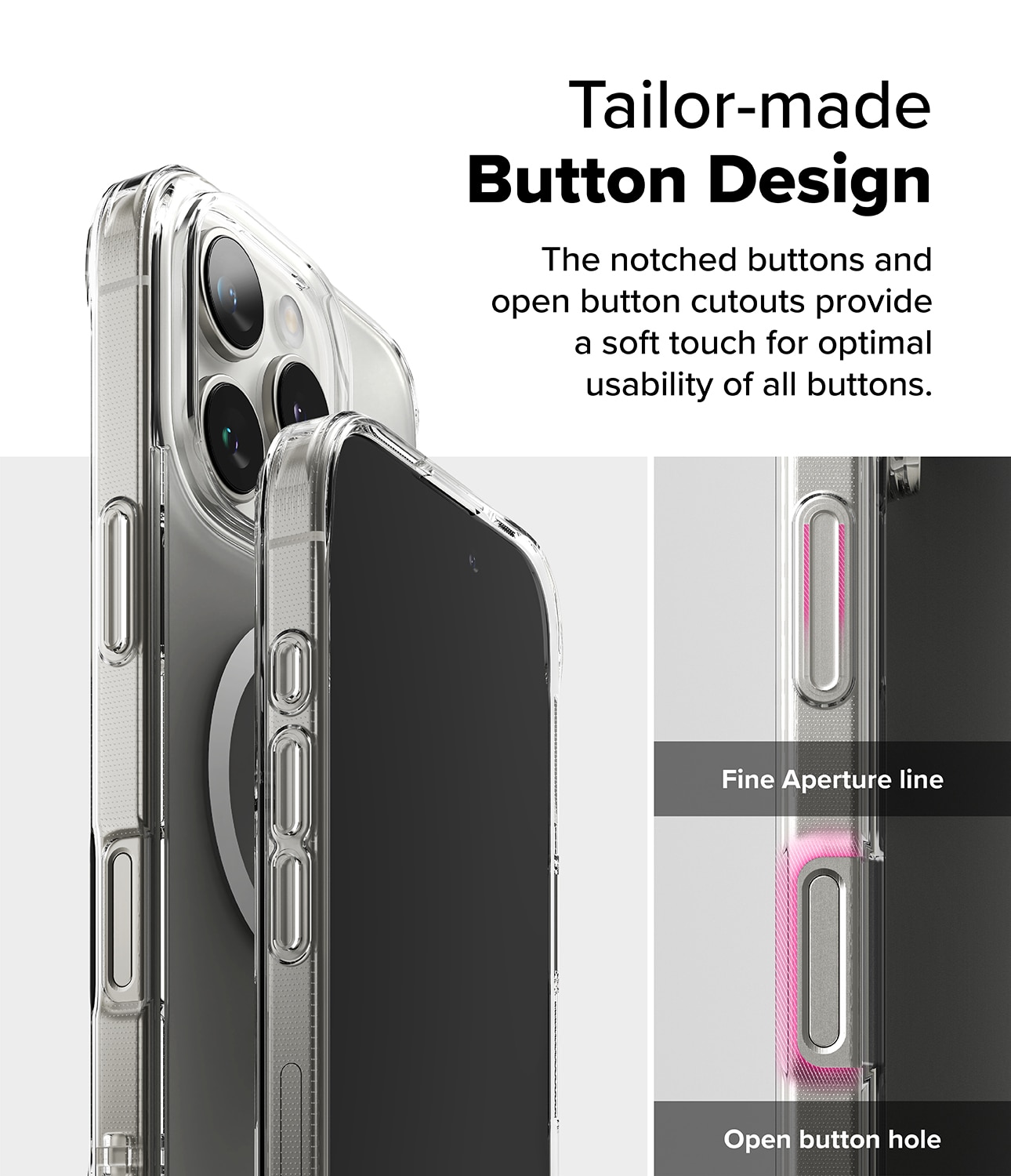 Fusion Magnetic Case iPhone 16 Pro Max Matte Clear