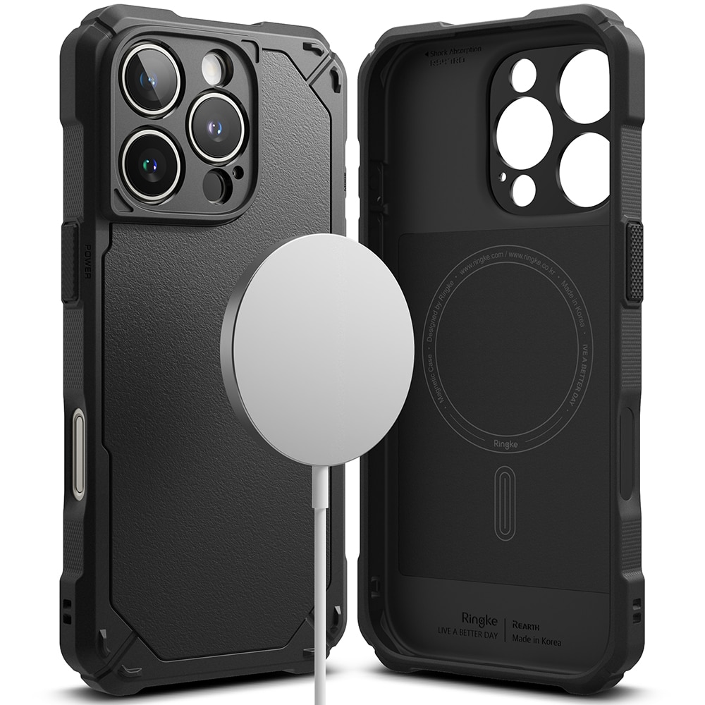 Rugged Gear Magnetic Case iPhone 16 Pro Max Black